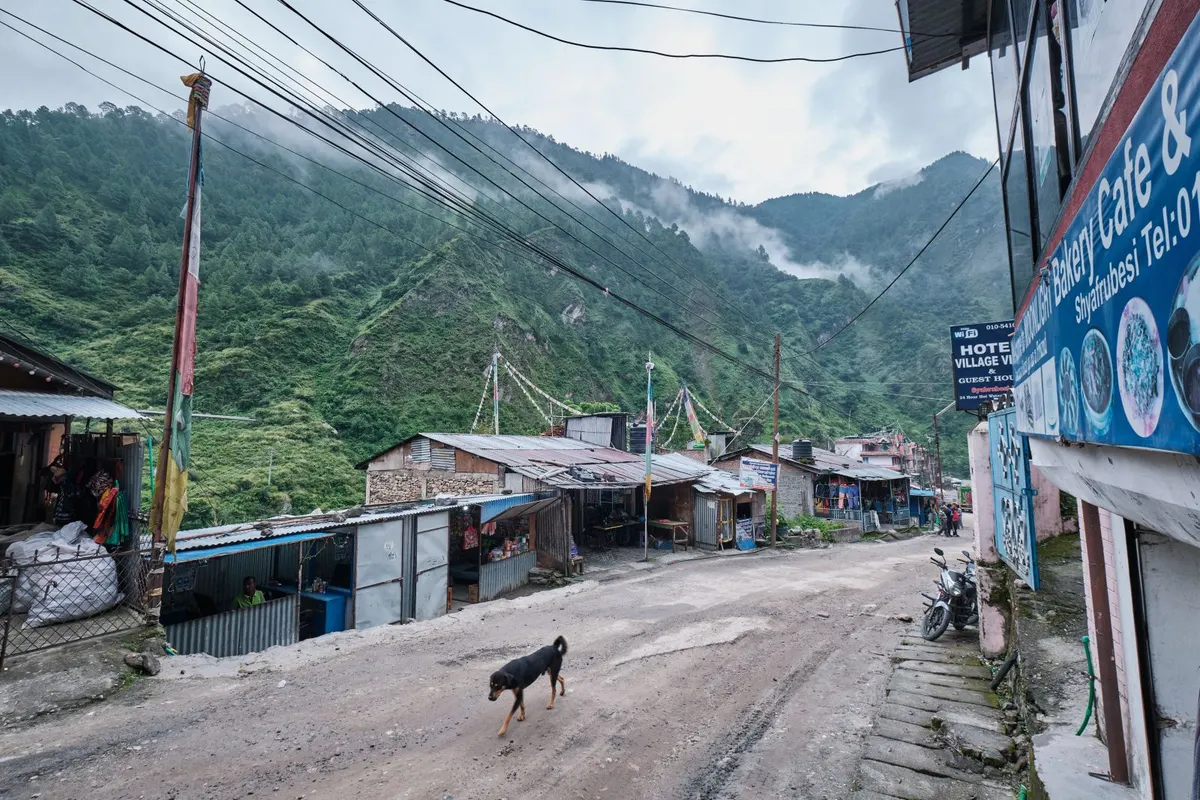Syabru Besi served as the starting point for the trek to Langtang Valley, seen here in September 15, 2019.